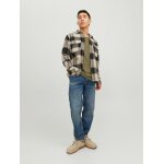 Ανδρικό Πουκάμισο JACK & JONES 12236958 Μαύρο Μπεζ - Image 4