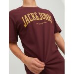 Ανδρική Μπλούζα JACK & JONES 12236514 Μπορντώ - Image 5