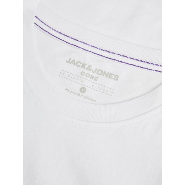 Ανδρική Μπλούζα JACK & JONES 12240276 Λευκό - Image 3