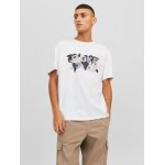 Ανδρική Μπλούζα JACK & JONES 12240276 Λευκό - Image 5