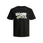 Ανδρική Μπλούζα JACK & JONES 12240276 Μαύρο