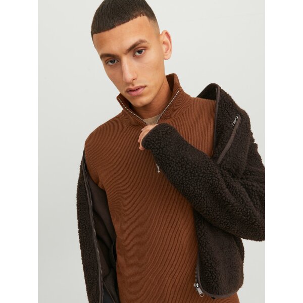 JACK&JONES_SpringSummer2022_4257398_12216768 (6) Ανδρικό Πλεκτό Λουπέτο  JACK & JONES 12216768 Καφέ - Image 7