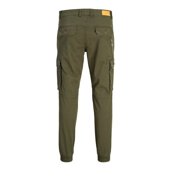 JACK&JONES_Springsummer_4310586_12231346 (1) Ανδρικό Παντελόνι CARGO JACK & JONES 12231346 Χακί - Image 2