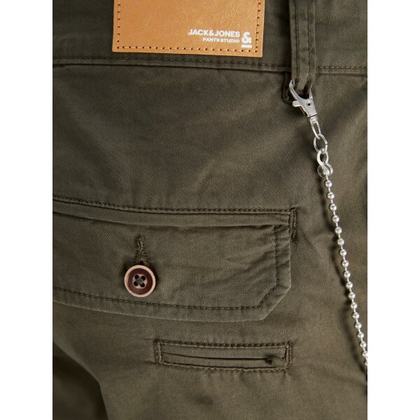 JACK&JONES_Springsummer_4310586_12231346 (2) Ανδρικό Παντελόνι CARGO JACK & JONES 12231346 Χακί - Image 3