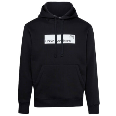 Ανδρική Φούτερ CALVIN KLEIN J30J324106 HYPER REAL BOX LOGO Μαύρο