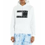 Ανδρική Φούτερ TOMMY JEANS DM0DM17911 REG FLAG SPRAY Λευκό - Image 3
