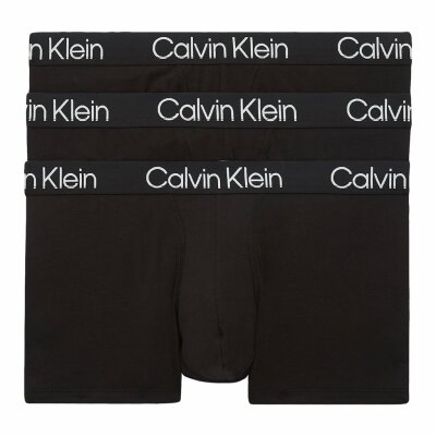 Ανδρικά εσώρουχα CALVIN KLEIN TRUNK 3PK NB2970A Μαύρο
