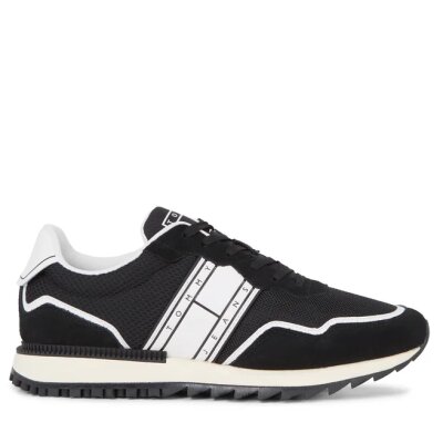 Ανδρικό Παπούτσι TOMMY JEANS EM0EM01266 RANNER MIX MATERIAL Μαύρο