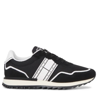 Ανδρικό Παπούτσι TOMMY JEANS EM0EM01266 RANNER MIX MATERIAL Μαύρο