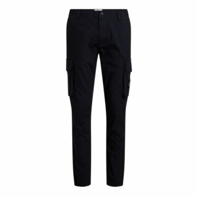 Ανδρικό Παντελόνι CARGO CALVIN CLEIN J30J324039 SKINNY WASHED Μαύρο