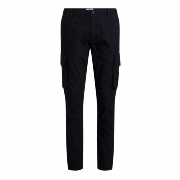 Ανδρικό Παντελόνι CARGO CALVIN CLEIN J30J324039 SKINNY WASHED Μαύρο - Image 1