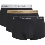 Ανδρικά εσώρουχα CALVIN KLEIN NB2569A 3PK LOW RISE TRUNK Μαύρο