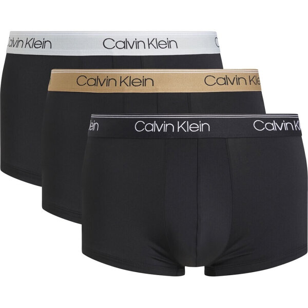 calvin-klein-boxer-3-pack-black-nb2569a-gf0 Ανδρικά εσώρουχα CALVIN KLEIN NB2569A 3PK LOW RISE TRUNK Μαύρο - Image 1