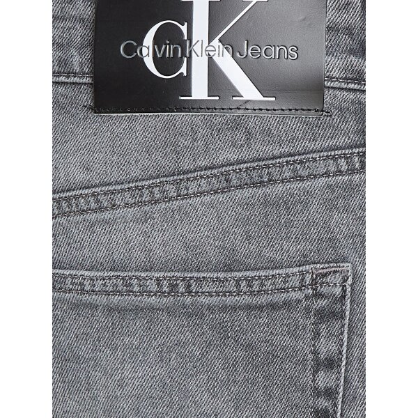 Ανδρικό Παντελόνι Τζιν CALVIN KLEIN J30J323847 SLIM TAPER Γκρι - Image 3