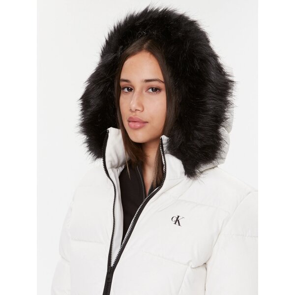 Γυναικείο Μπουφάν Λευκό Calvin Klein J20J221890-YBI - Image 4