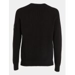 Ανδρικό Πλεκτό CALVIN CLEIN J30J323989 BADGE EASY SWEATER Μαύρο - Image 3