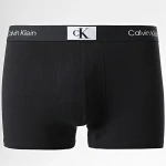 Ανδρικά εσώρουχα CALVIN KLEIN NB3528E  3PK TRUNK Γκρι Μαύρο - Image 5