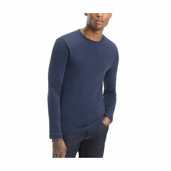 dm0dm04409_002_tommy_longsleeve_men_blue_01 Ανδρική Μπλούζα Μακρυμάνικο TOMMY JEANS DM0DM04409 Μπλέ - Image 2