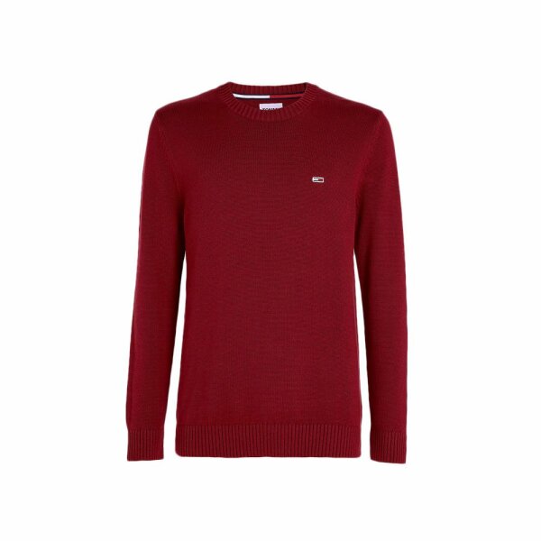 dm0dm11856-xjs-tommy_jeans_men_essential_crew_neck_sweater_bordeaux_6 Ανδρικό Πλέκτό TOMMY JEANS DM0DM11856 ESSENTIAL CREW SWEATER Μπορντό - Image 2