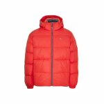 Ανδρικό Μπουφάν TOMMY JEANS DM0DM15447 ESSENTIAL DOWN Κόκκινο