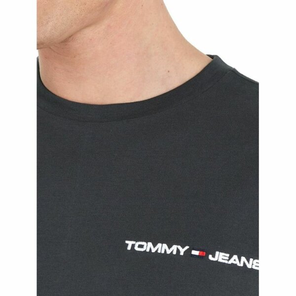 Ανδρική Μπλούζα TOMMY JEANS DM0DM16878 CLSC LINEAR CHEST Γκρι - Image 2