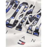 Ανδρική Φούτερ TOMMY JEANS DM0DM17810 REG CAMO NEW VRSTY HOODIE Λευκό - Image 3