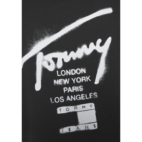 e69c469a53a54b98865a292b0119f406 Ανδρική Φούτερ ΖΑΚΕΤΑ TOMMY JEANS DM0DM17793 REG TOMMY SPRAY PAINT Μαύρο - Image 3