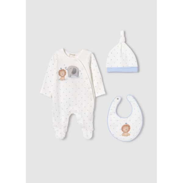 et-3-temakhion-bambaki-bci-moro-siel-XL-4 Παιδικό φορμάκι Σετ Δώρου 3 Τεμάχια Mayoral  Σιέλ 13-09360-012 - Image 1