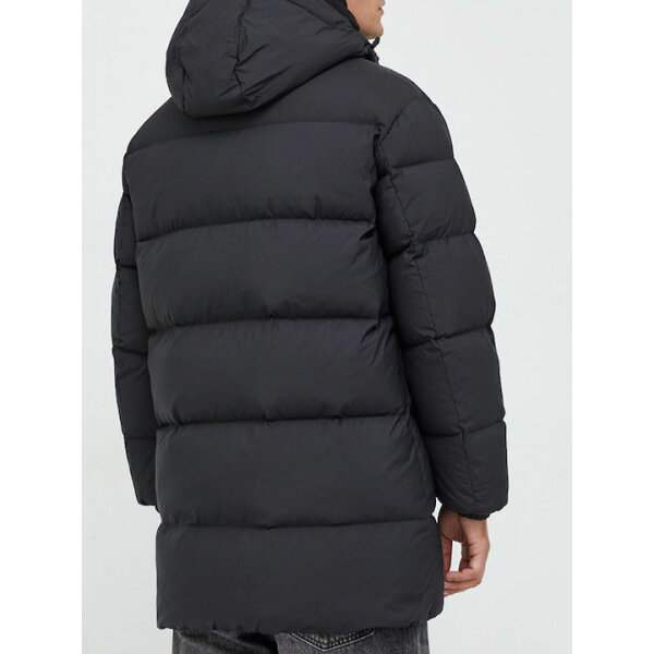 Ανδρικό Μπουφάν PARKA TOMMY JEANS DM0DM15117 ESSENTIAL DOWN Μαύρο - Image 4