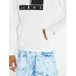 Ανδρική Φούτερ TOMMY JEANS DM0DM17911 REG FLAG SPRAY Λευκό - Image 2
