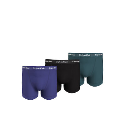 Ανδρικά εσώρουχα CALVIN KLEIN TRUNK 3PK U2662 Μπλέ Μαύρο