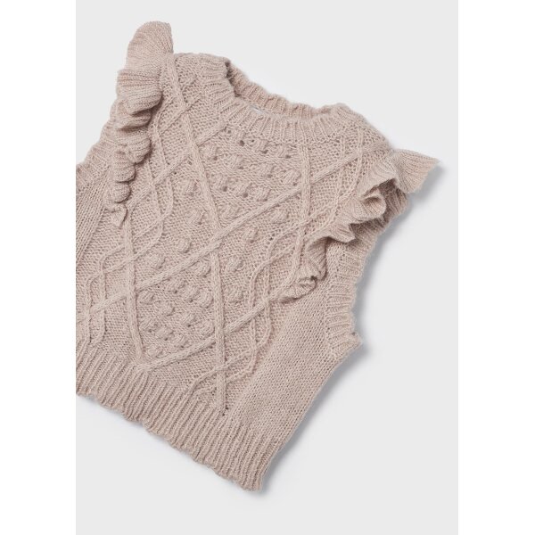 gileko-plekto-koritsi-phountouki-skouro-XL-6 ΠΑΙΔΙΚΟ ΓΙΛΕΚΟ ΠΛΕΧΤΟ ΜΠΕΖ ΚΟΡΙΤΣΙ MAYORAL 13-04313-026 - Image 3