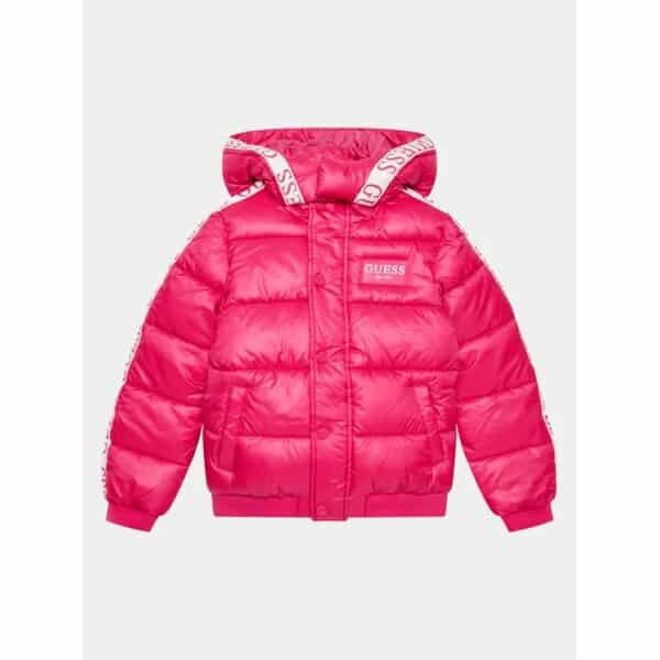guess-mpouphan-poupoulenio-j3yl15-wegy0-roz-regular-fit-0000302834655 (1) ΠΑΙΔΙΚΟ ΦΟΥΣΚΩΤΟ ΜΠΟΥΦΑΝ ΓΙΑ ΚΟΡΙΤΣΙ ΦΟΥΞ GUESS J3YL15WEGYY0-G4D6 - Image 1