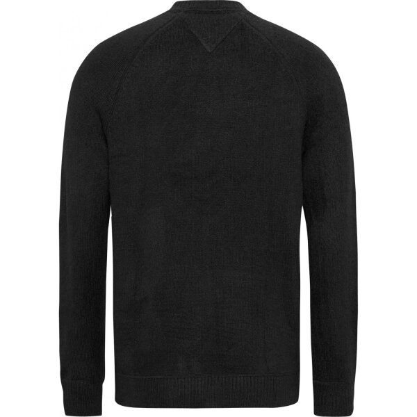 Ανδρικό Πλεκτό TOMMY JEANS DM0DM17756 REG RAGLAN SWEATER Μαύρο - Image 2