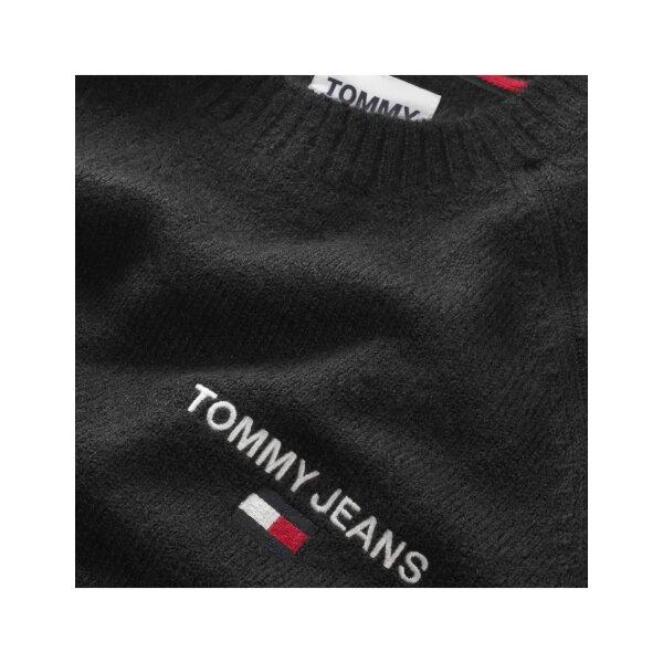 Ανδρικό Πλεκτό TOMMY JEANS DM0DM17756 REG RAGLAN SWEATER Μαύρο - Image 3