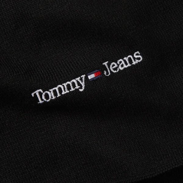 kaskol-tommy-jeans-tjm-sport-scarf-am0am11703-black-bds-8720645287537 (1) Ανδρικό Κασκόλ TOMMY JEANS AM0AM11703 FLAG SCARF Μαύρο - Image 2