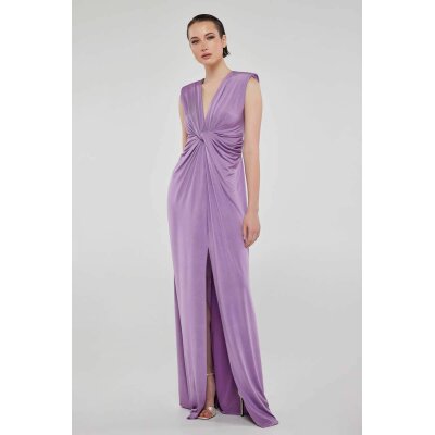 Μάξι φόρεμα ζέρσεϋ λιλά MILLIE MILLIE DRESS Mind Matter 2023S028