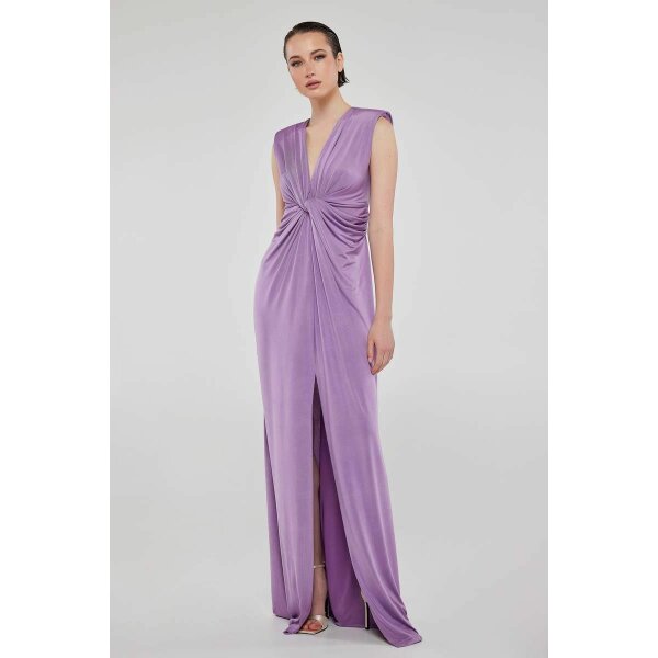 Μάξι φόρεμα ζέρσεϋ λιλά MILLIE MILLIE DRESS Mind Matter 2023S028 - Image 1