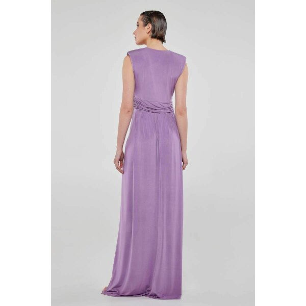 Μάξι φόρεμα ζέρσεϋ λιλά MILLIE MILLIE DRESS Mind Matter 2023S028 - Image 4