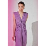 Μάξι φόρεμα ζέρσεϋ λιλά MILLIE MILLIE DRESS Mind Matter 2023S028 - Image 6