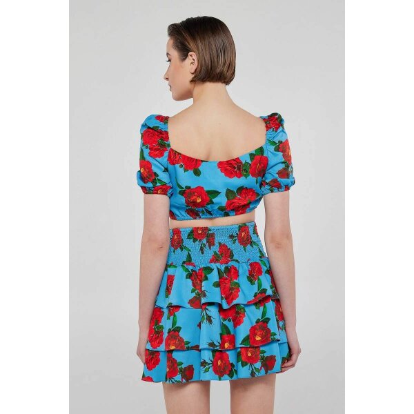 mind_matter29284_1 (1) Μίνι φούστα σε μπλε εμπριμέ GLORIA 2023S049 Mind Matter - Image 2