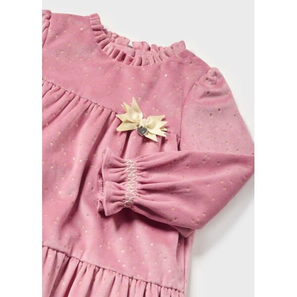 phorema-beloudo-moro-rouz-XL-6 ΠΑΙΔΙΚΟ ΦΟΡΕΜΑ ΒΕΛΟΥΔΙΝΟ ΡΟΖ MAYORAL 13-02976-044 - Image 4