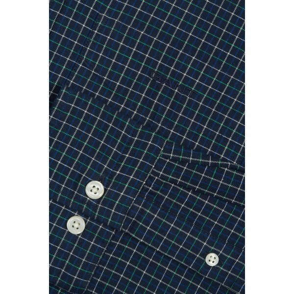 Ανδρικό Πουκάμισο GANT REG TATTERSALL OXFORD 3230227 Μπλε - Image 3