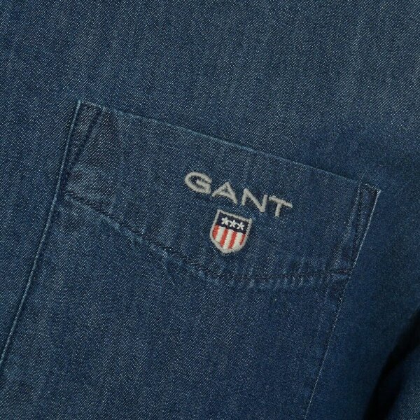 Ανδρικό Πουκάμισο Τζιν GANT SLIM DENIM STRETCH 3230179 Μπλε - Image 2