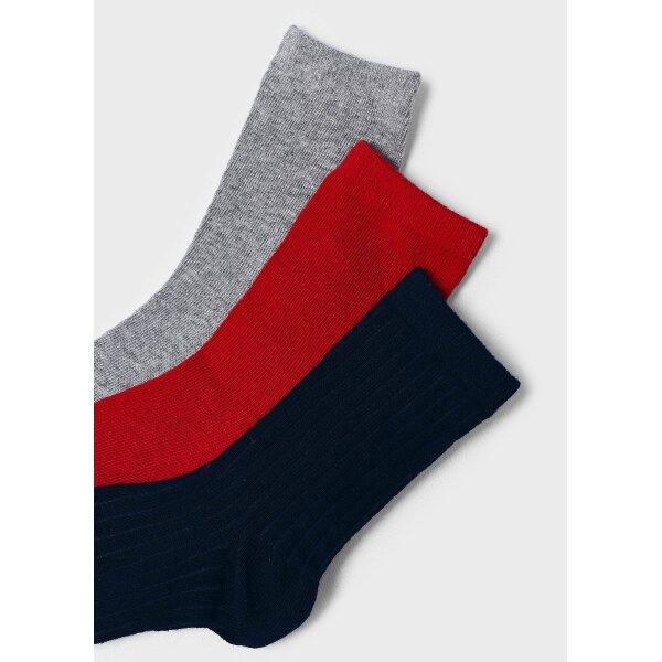 ΠΑΙΔΙΚΟ ΣΕΤ 3 ΚΑΛΤΣΕΣ MAYORAL ΚΟΚΚΙΝΟ 13-10575-095 - Image 2