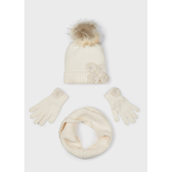 set-3-temakhion-plekto-koritsi-mpez-XL-4 (1) ΠΑΙΔΙΚΟ ΣΕΤ ΣΚΟΥΦΟΣ ΚΑΣΚΟΛ ΜΠΕΖ  MAYORAL 13-10597-012 - Image 1