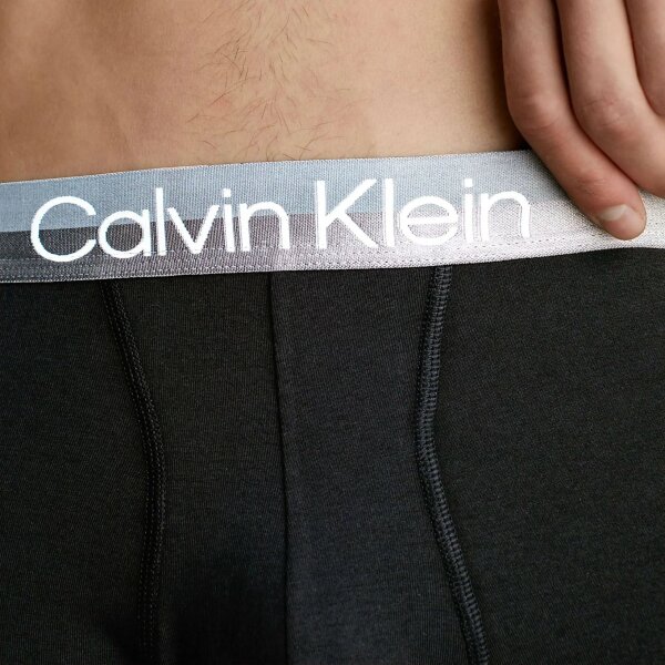 Ανδρικά εσώρουχα CALVIN KLEIN NB2970A 3PK TRUNK Μαύρο - Image 3