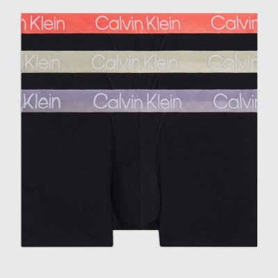 Ανδρικά εσώρουχα CALVIN KLEIN NB2970A 3PK TRUNK Μαύρο