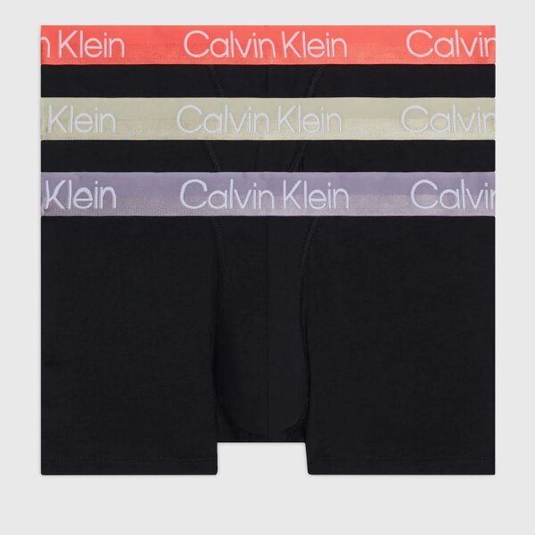shopping Ανδρικά εσώρουχα CALVIN KLEIN NB2970A 3PK TRUNK Μαύρο - Image 1