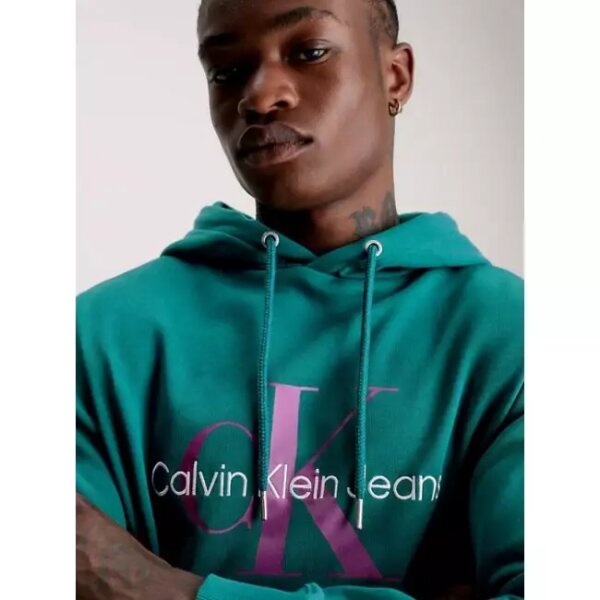 sudadera-calvin-klein-j30j320805-ca4 Ανδρική Φούτερ CALVIN KLEIN J30J320805 SEASONAL MONOLOGO Πράσινο - Image 3